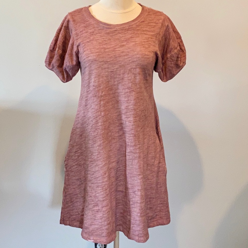 VERY J Short Sleeve T-Shirt Dress w/Pockets